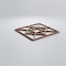 Ekena Millwork Extra Small Jamestown Decorative Fretwork Wood Wall Panels, Red Oak, 7 3/8"W x 7 3/8"H x 3/8"T WALW08X08X0375JTNRO - alternate 4